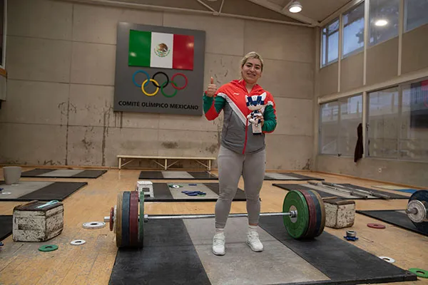 La deportista en el Comité Ollímpico Mexicano