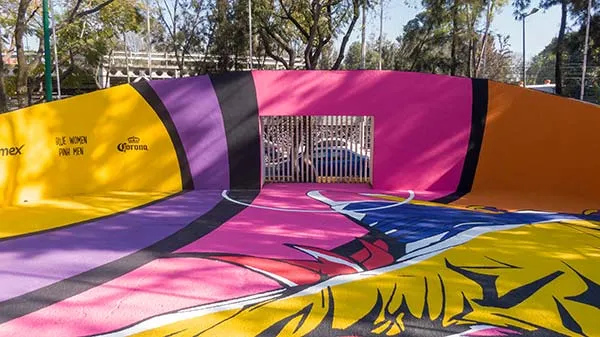 CORONA Así luce uno de los costados del espacio público