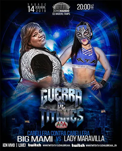 FACEBOOK BIG MAMI Big Mami en el cartel para una lucha