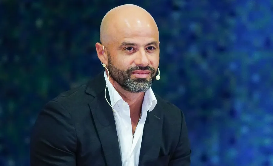 El presidente de Santos en conferencia