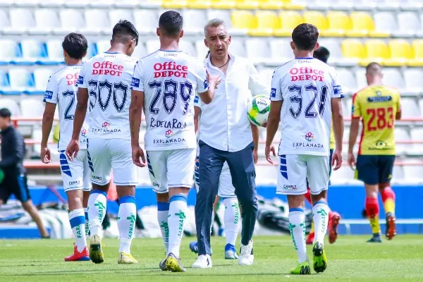Octavio Valdéz al finalizar partido con la Sub 20 de Pachuca
