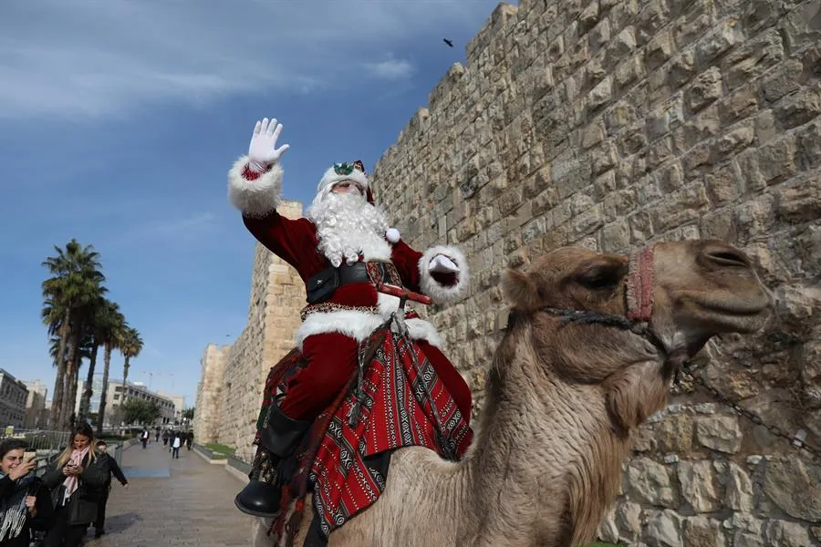 Santa Claus en Jerusalén