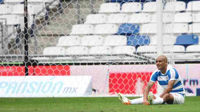 Humberto tras errar un gol