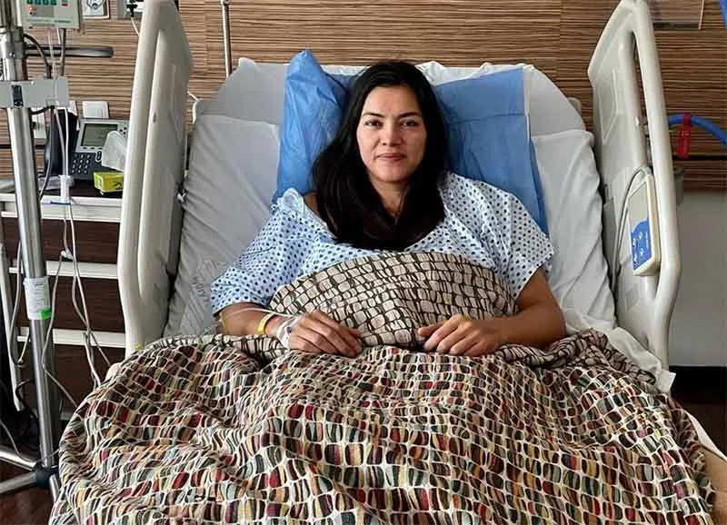 INSTAGRAM @MARIESPINOZATKD María del Rosario Espinoza tras las cirugías