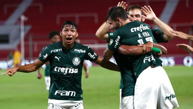 EFE Jugadores de Palmeiras en festejo
