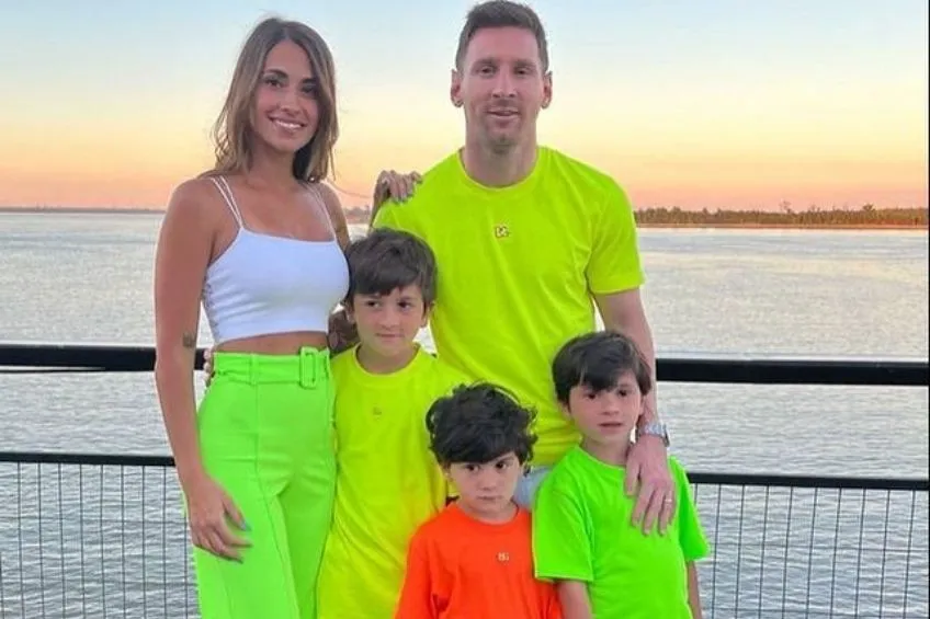 INSTAGRAM: @LeoMessi Lionel Messi junto a su familia en sus vacaciones