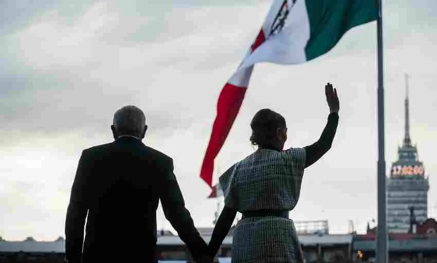 AMLO en el informe de diciembre