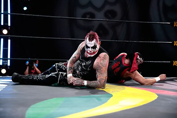 El Noa Noa Style durante una lucha