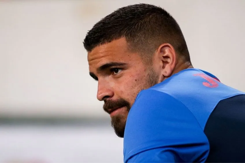 Andrés Gudiño jugando con Cruz Azul