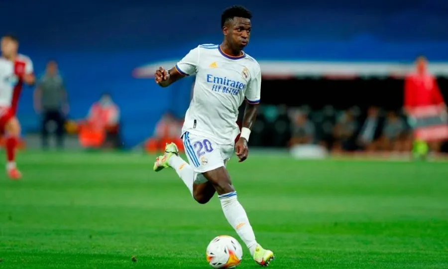 Vinicius en juego del Madrid