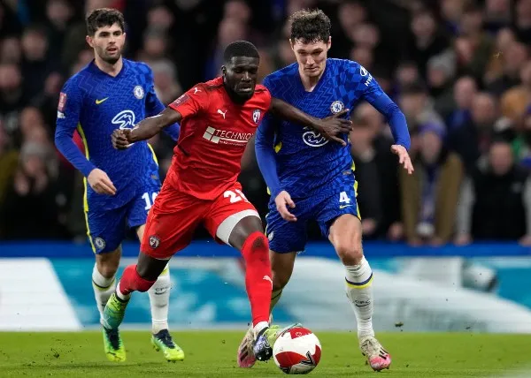 AP Chelsea en acción ante Chesterfield en la FA Cup