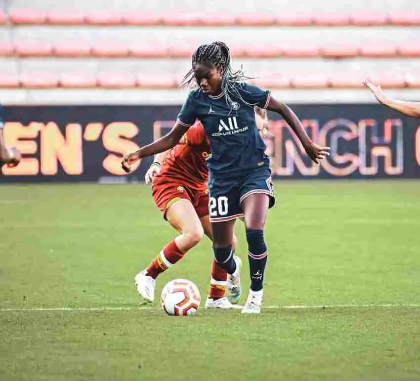 Aminata Diallo con el PSG