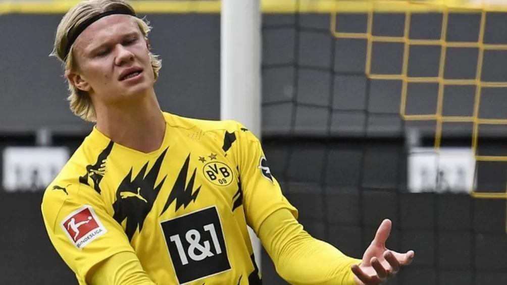 AP El noruego en un partido de Bundesliga