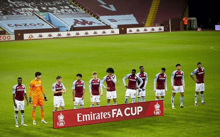 Jugadores del Aston Villa en la FA Cup