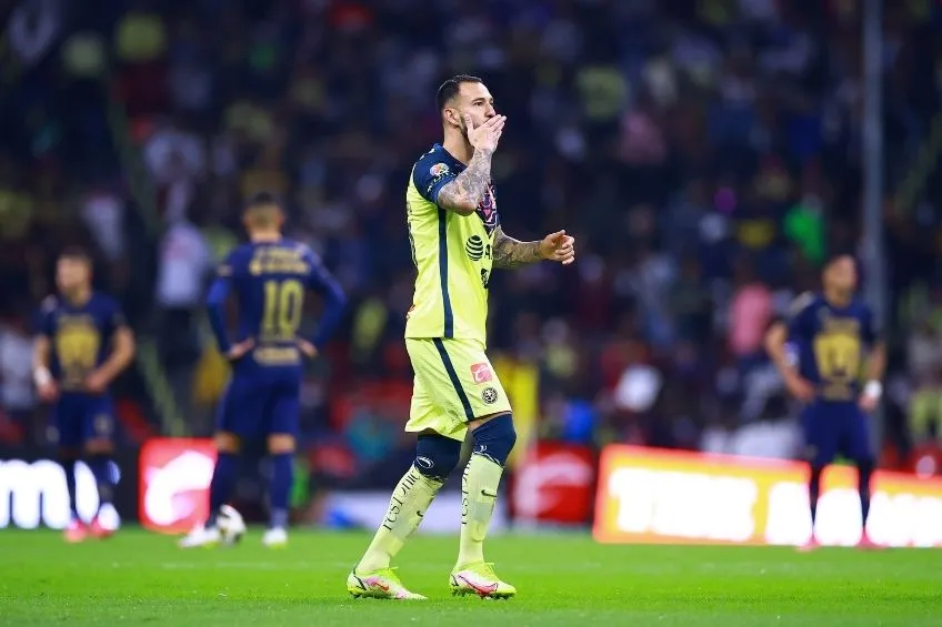 IMAGO7 Aguilera festejando un gol con el América