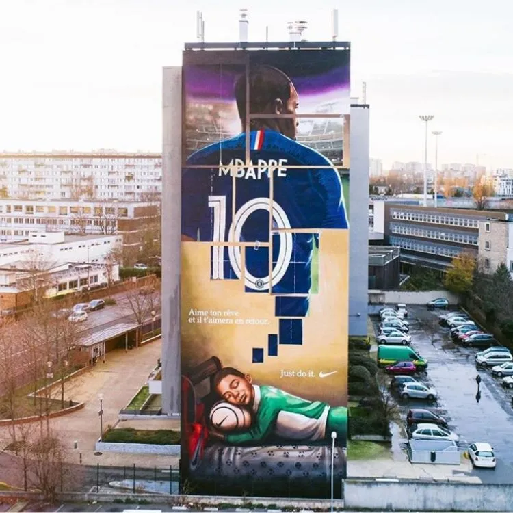 ESPECIAL Mural en honor a Mbappé en Brody