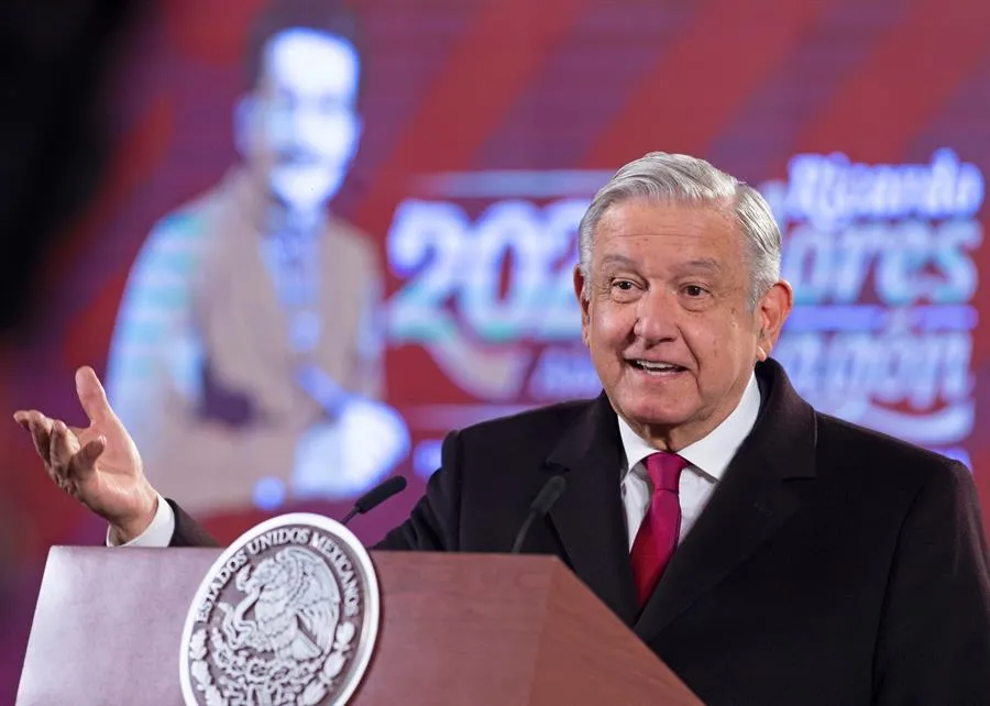 EFE López Obrador durante su conferencia mañanera