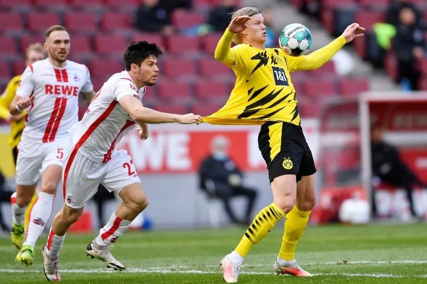 Meré y Haaland en la Bundesliga