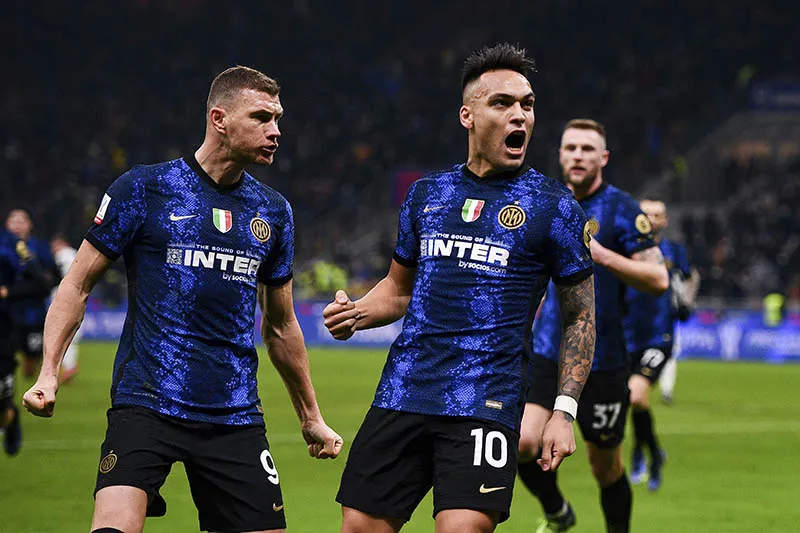 AP Lautaro festeja su anotación ante la Juventus