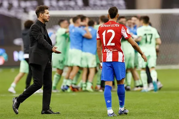Simeone, molesto tras descalabro de los Colchoneros