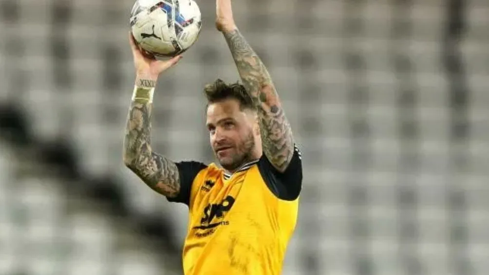 El atacante durante el partido