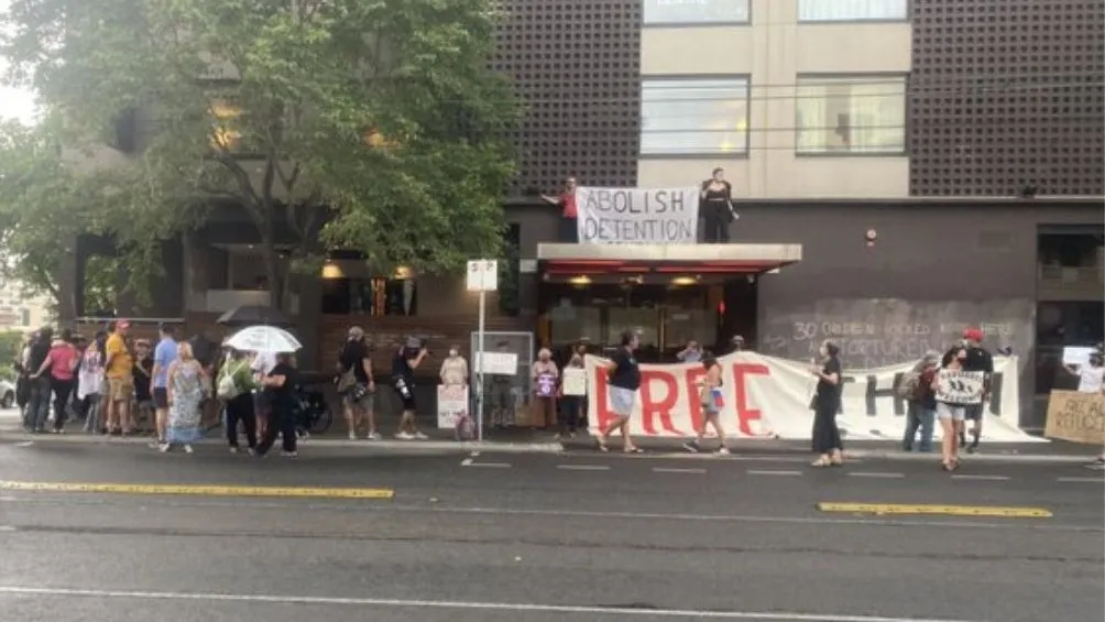 TWITTER/JULIAN D'ANGELO Manifestación en Australia