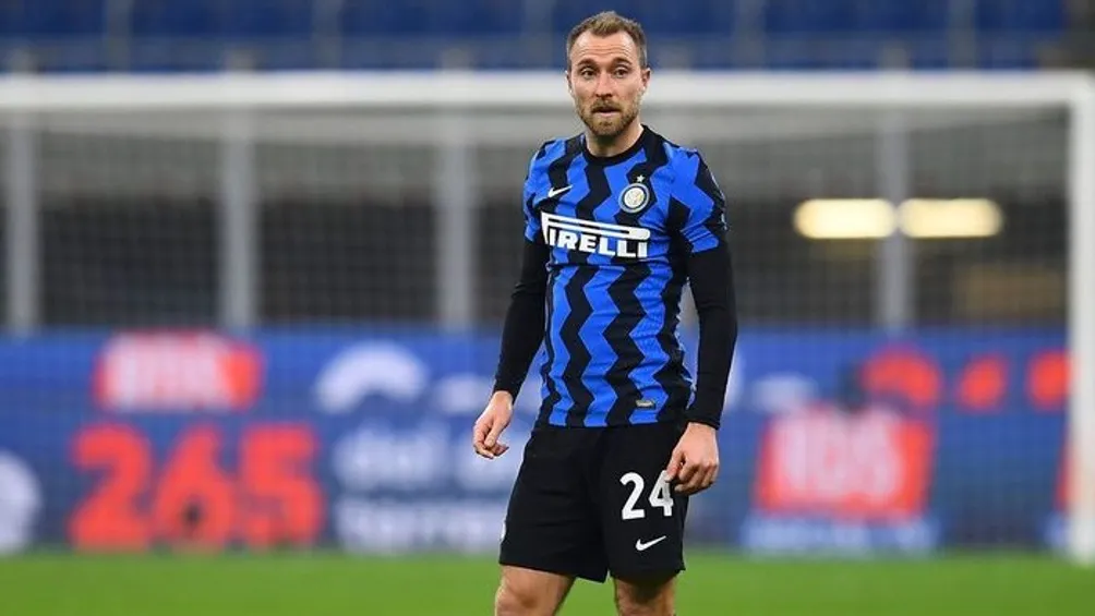 INSTAGRAM | @CHRISERIKSEN8 Christian Eriksen jugando partido con Inter de Milán en la Serie A
