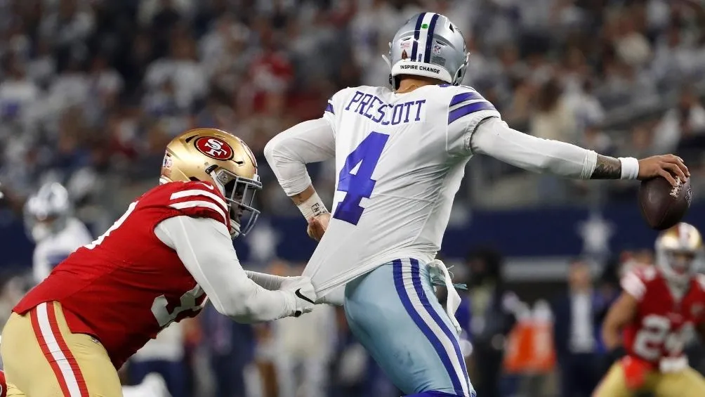 Los Cowboys cayeron ante 49ers