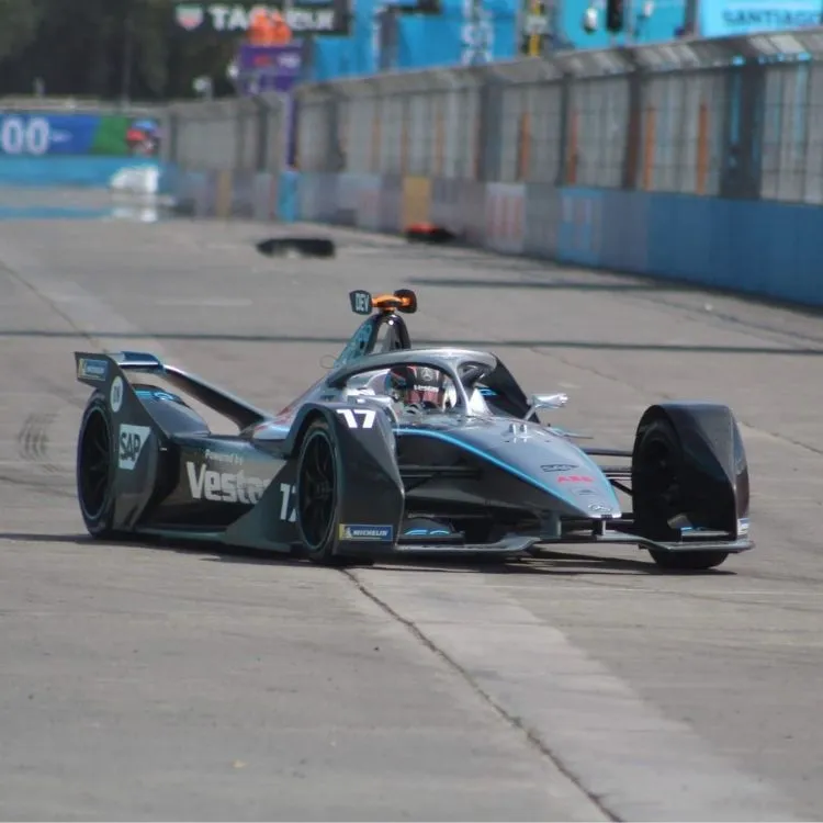 De Vries en su monoplaza