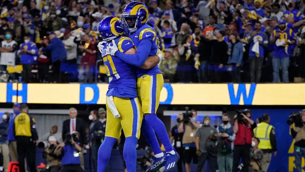 Los Angeles Rams celebrando touchdown ante Arizona Cardinals