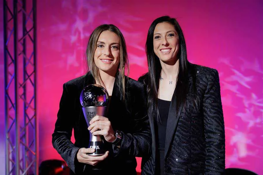 Alexia Putellas ganadora del The Best a mejor jugadora