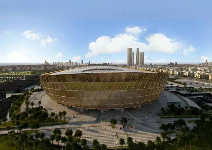 Twitter @Roadto2022 Estadio Lusali, recinto que albergará la final de Qatar 2022