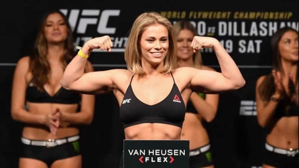 UFC Paige VanZant en una pelea