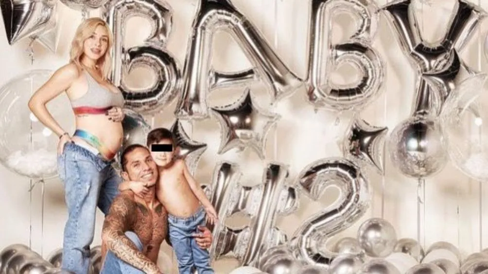 Salcedo junto a su familia