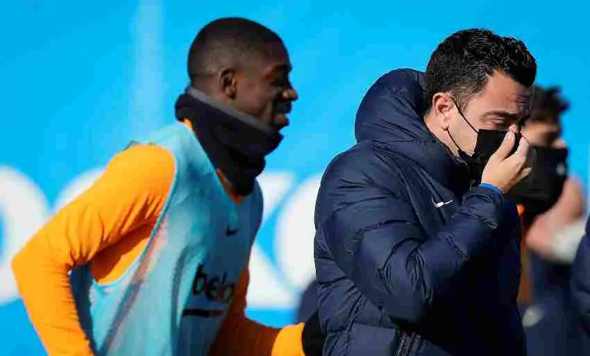 EFE Ousmane entrenó de cara a juego vs Alavés
