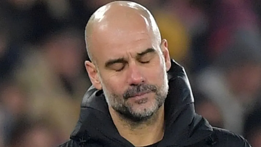 Guardiola en el partido