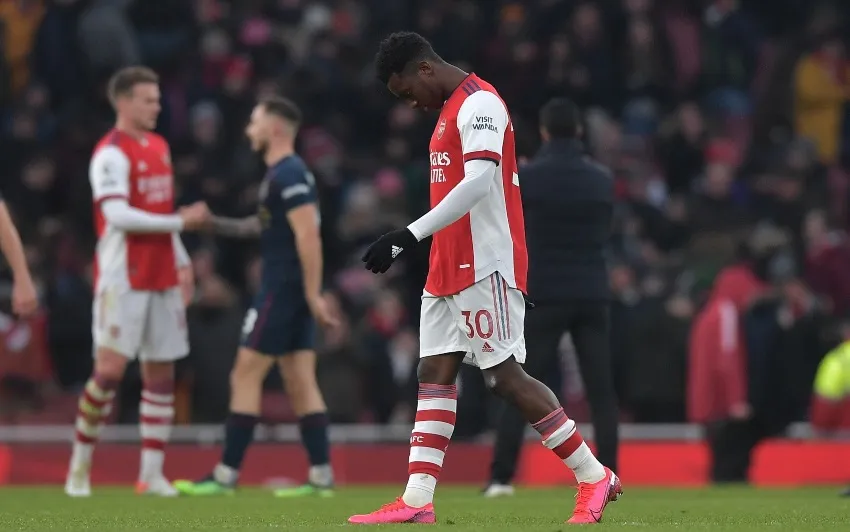 Jugadores del Arsenal tras el duelo ante el Burnley