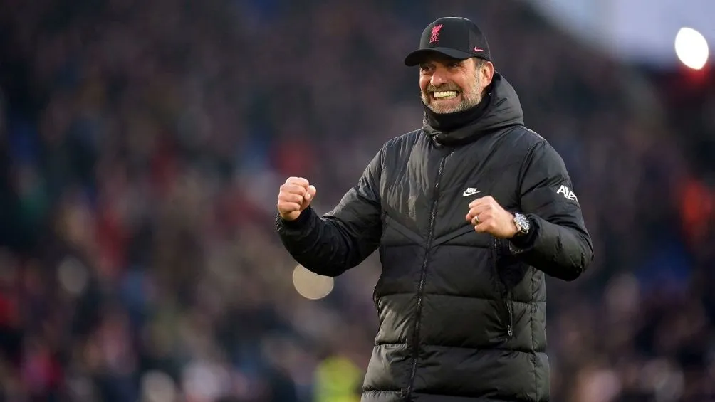 Klopp en un partido con Liverpool