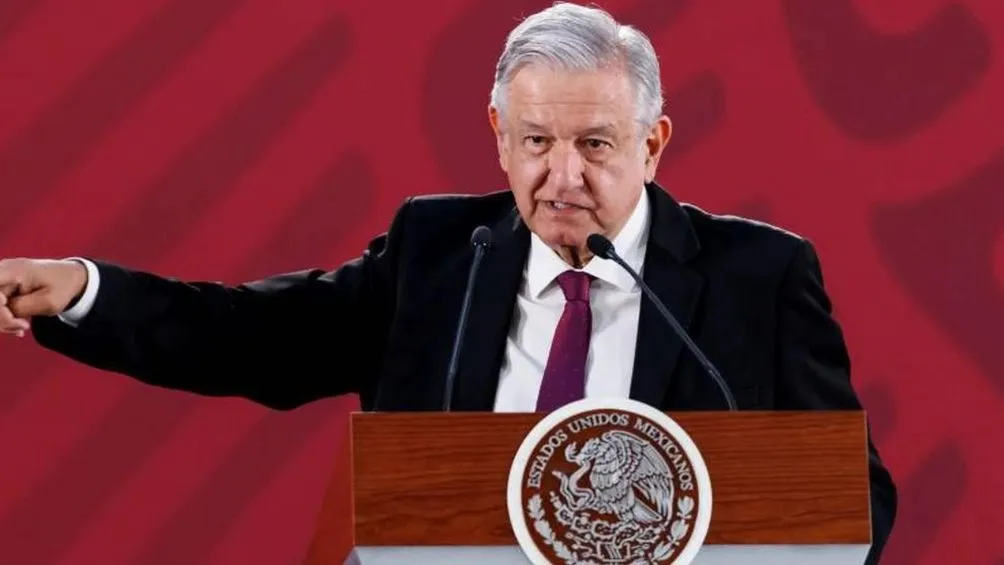 AMLO en una conferencia de prensa