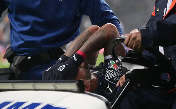 El colombiano tras la lesión