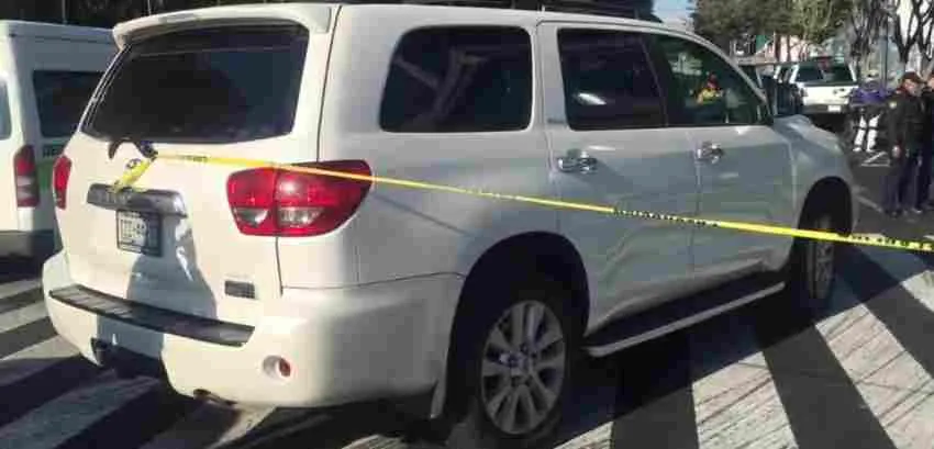 Camioneta del accidente