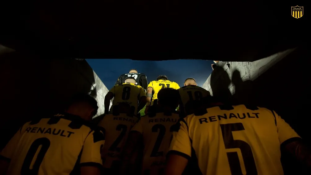 TWITTER: @OficialCAP Previa de un encuentro, jugadores de Club Atlético Peñarol