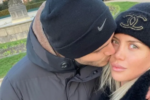 Mauro Icardi junto a Wanda Nara
