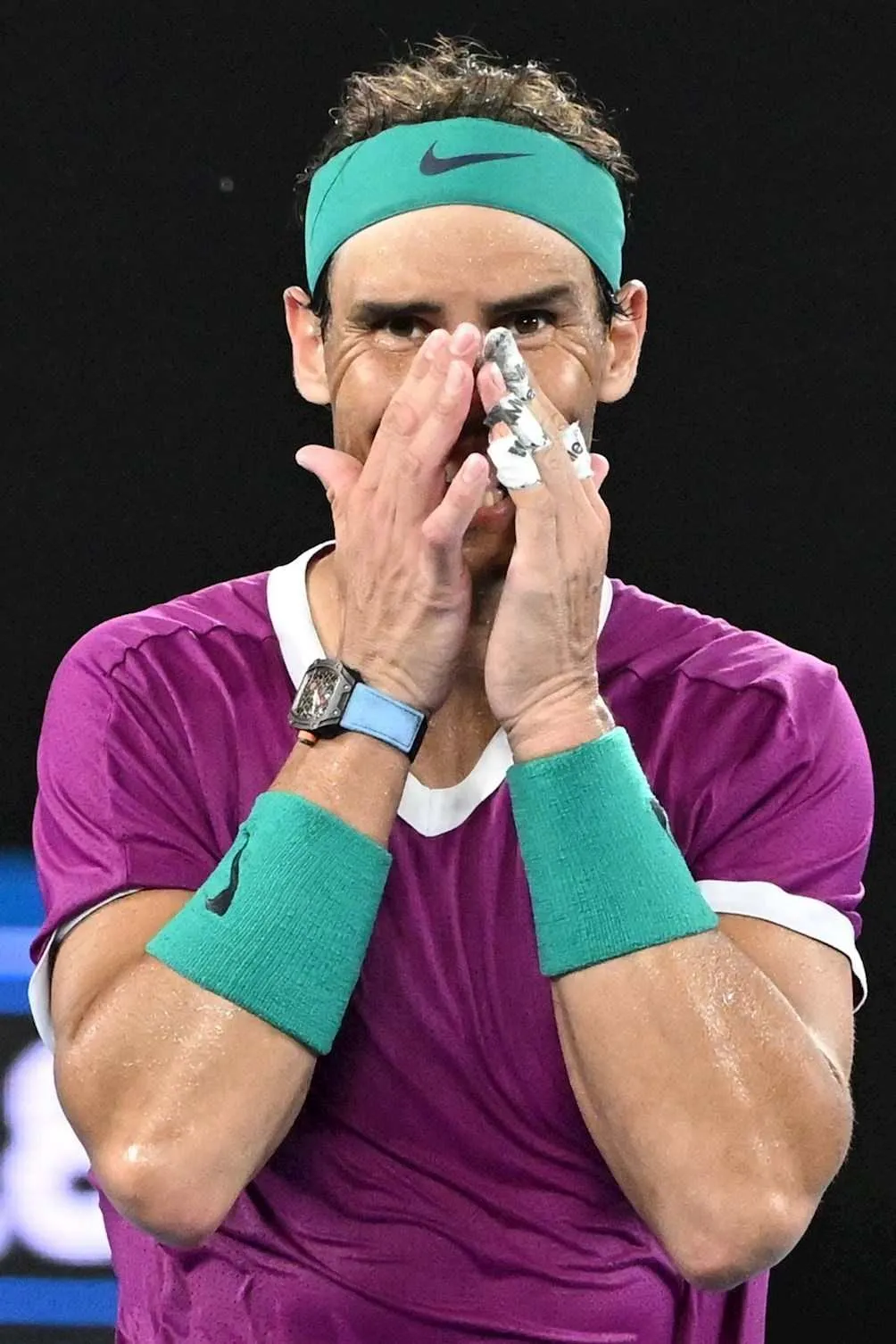 Nadal quebró y confirmó en saque que le permitió ganar