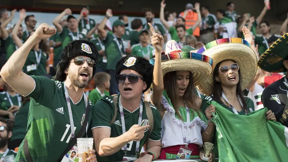 Afición de la Selección Mexicana en el Mundial de Rusia 2018