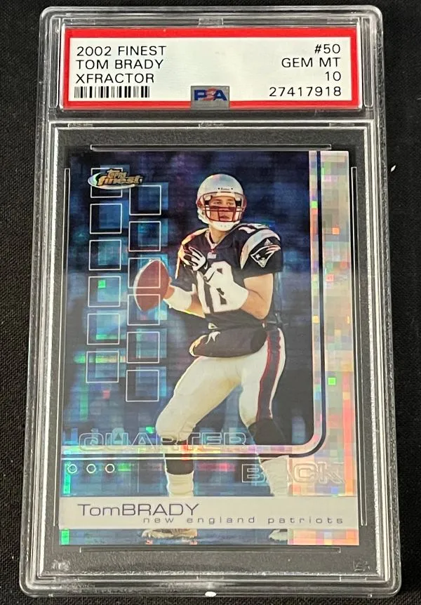 AP Topps Finest X-Fractor de Tom Brady
