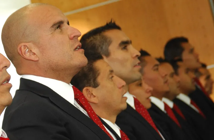 Chacón y Rodríguez en evento arbitral