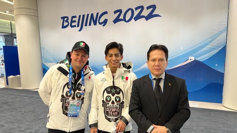 Donovan Carrilo junto a Daniel Aceves en Beijing