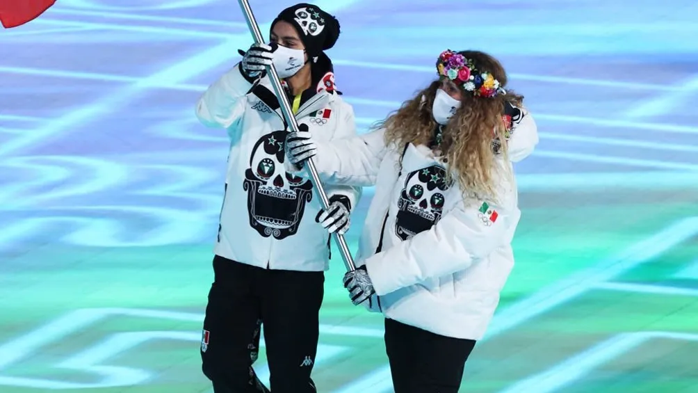 Delegación Mexicana en la inauguración de los Juegos Olímpicos