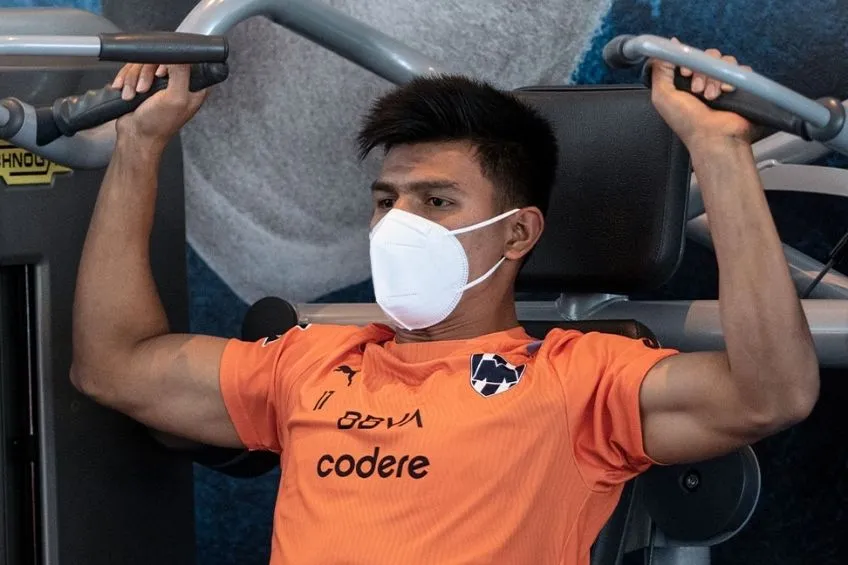 TWITTER: @Rayados Jesús Gallardo con Rayados en Abu Dabi